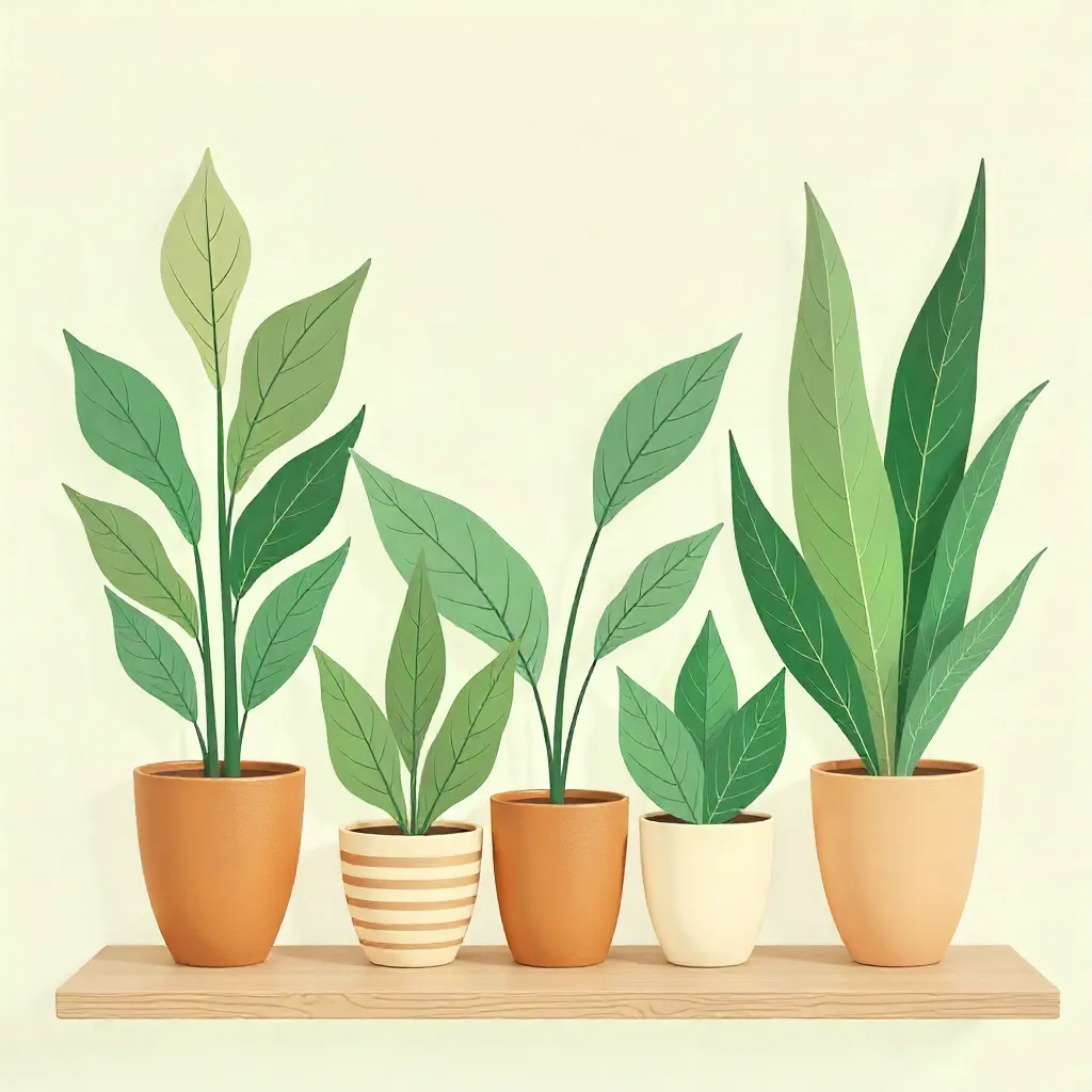 Peace lily plant collection